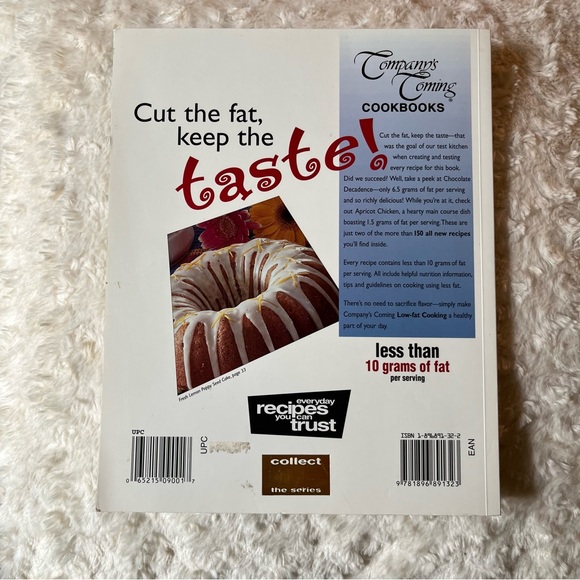 NWOT-Company’s Coming “low-fat Cooking” Cookbook - Picture 2 of 2